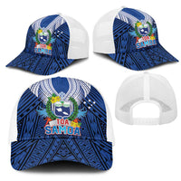 Toa Samoa Rugby Mesh Trucker Cap Samoa mo Samoa Strength in Tatau LT9 - Polynesian Pride