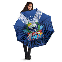 Rugby Toa Samoa Umbrella Samoa mo Samoa Strength in Tatau - Polynesian Pride