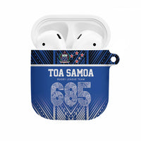 Toa Samoa 685 AirPods Case Uso Aso Uma For Life For Samoa LT9 Blue - Polynesian Pride