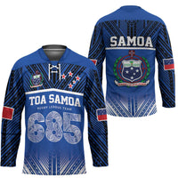 Toa Samoa 685 Hockey Jersey Uso Aso Uma For Life For Samoa LT9 - Polynesian Pride