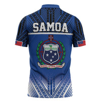 Toa Samoa 685 Zipper Polo Shirt Uso Aso Uma For Life For Samoa - Polynesian Pride