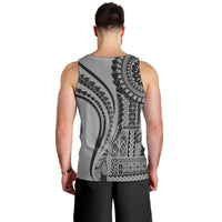 Samoa Siapo Arty Men Tank Top Black Style LT9 - Polynesian Pride