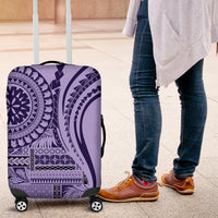Samoa Siapo Arty Luggage Cover Purple Style LT9 Purple - Polynesian Pride