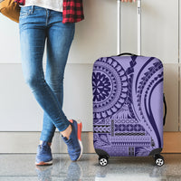 Samoa Siapo Arty Luggage Cover Purple Style LT9 - Polynesian Pride