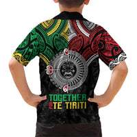 Aotearoa and Cook Islands Mo Te Tiriti Hawaiian Shirt New Zealand Honour The Treaty Ake!Ake!Ake! LT9 - Polynesian Pride