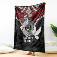 Aotearoa and Tonga Mo Te Tiriti Blanket New Zealand Honour The Treaty Ake!Ake!Ake! LT9 - Polynesian Pride