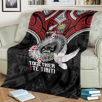 Aotearoa and Tonga Mo Te Tiriti Blanket New Zealand Honour The Treaty Ake!Ake!Ake! LT9 - Polynesian Pride