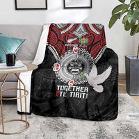 Aotearoa and Tonga Mo Te Tiriti Blanket New Zealand Honour The Treaty Ake!Ake!Ake! LT9 - Polynesian Pride