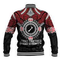 Aotearoa Proud To Be Maori Baseball Jacket New Zealand Fight Together LT9 - Polynesian Pride