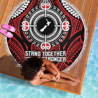 Aotearoa Proud To Be Maori Beach Blanket New Zealand Fight Together LT9 - Polynesian Pride
