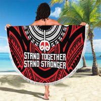 Aotearoa Proud To Be Maori Beach Blanket New Zealand Fight Together LT9 - Polynesian Pride
