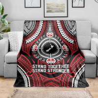 Aotearoa Proud To Be Maori Blanket New Zealand Fight Together LT9 - Polynesian Pride