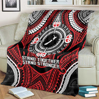 Aotearoa Proud To Be Maori Blanket New Zealand Fight Together LT9 - Polynesian Pride