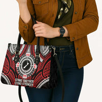 Aotearoa Proud To Be Maori Leather Bag New Zealand Fight Together - Polynesian Pride