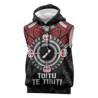 Aotearoa Proud To Be Maori Sleeveless Hoodie New Zealand Fight Together - Polynesian Pride