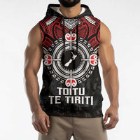 Aotearoa Proud To Be Maori Sleeveless Hoodie New Zealand Fight Together - Polynesian Pride