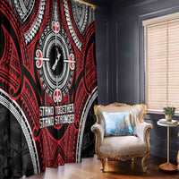 Aotearoa Proud To Be Maori Window Curtain New Zealand Fight Together LT9 - Polynesian Pride
