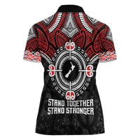 Aotearoa Proud To Be Maori Women Polo Shirt New Zealand Fight Together