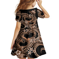 Polynesia Valentines Day Forever In My Heart Tattoo Family Matching Tank Maxi Dress and Hawaiian Shirt Gold Style LT9 - Polynesian Pride