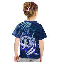 Personalised Northern Mariana Islands Kid T Shirt Commonwealth Day 2024 LT9 - Polynesian Pride