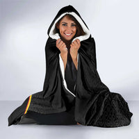 Papua New Guinea 50th Independence Day Hooded Blanket Simple Oro Tapa Pattern - Polynesian Pride