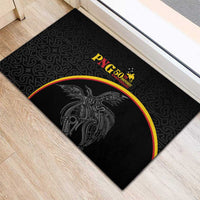 Papua New Guinea 50th Independence Day Rubber Doormat Simple Oro Tapa Pattern LT9 - Polynesian Pride