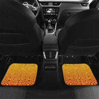 Papua New Guinea Oro Tapa Personalised Car Mats Simple Bird of Paradise Style LT9 Set 2pcs - Back Red - Polynesian Pride