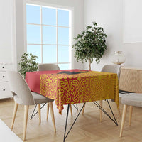 Papua New Guinea Oro Tapa Personalised Tablecloth Simple Bird of Paradise Style LT9 - Polynesian Pride