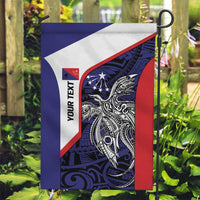 Personalised PNG Central Province Garden Flag Bird of Paradise Tattoo Flag Motif - Polynesian Pride