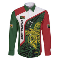 Personalised PNG Chimbu Province Family Matching Summer Maxi Dress and Hawaiian Shirt Bird of Paradise Tattoo Flag Motif - Polynesian Pride