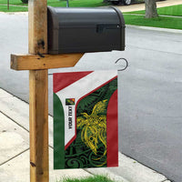 Personalised PNG Chimbu Province Garden Flag Bird of Paradise Tattoo Flag Motif - Polynesian Pride