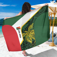 Personalised PNG East Sepik Province Sarong Bird of Paradise Tattoo Flag Motif - Polynesian Pride