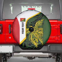 Personalised PNG Eastern Highlands Spare Tire Cover Bird of Paradise Tattoo Flag Motif - Polynesian Pride