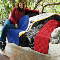 Personalised PNG Gulf Province Quilt Bird of Paradise Tattoo Flag Motif - Polynesian Pride