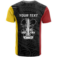 Personalised PNG Madang Province T Shirt Bird of Paradise Tattoo Flag Motif - Polynesian Pride