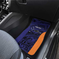Personalised PNG New Ireland Car Mats Bird of Paradise Tattoo Flag Motif LT9 - Polynesian Pride