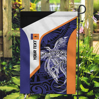 Personalised PNG New Ireland Garden Flag Bird of Paradise Tattoo Flag Motif - Polynesian Pride