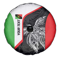 Personalised PNG Southern Highlands Province Spare Tire Cover Bird of Paradise Tattoo Flag Motif - Polynesian Pride