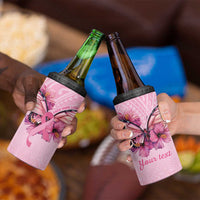 Faith Hope Love Butterfly Ribbon Personalised 4 in 1 Can Cooler Tumbler