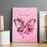 Faith Hope Love Butterfly Ribbon Personalised Canvas Wall Art LT9 - Polynesian Pride