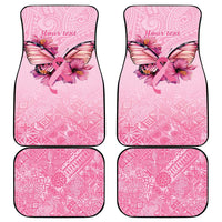 Faith Hope Love Butterfly Ribbon Personalised Car Mats LT9 - Polynesian Pride