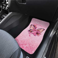 Faith Hope Love Butterfly Ribbon Personalised Car Mats LT9 - Polynesian Pride