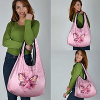 Faith Hope Love Butterfly Ribbon Personalised Grocery Bag LT9 - Polynesian Pride