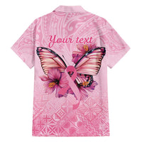 Faith Hope Love Butterfly Ribbon Personalised Hawaiian Shirt LT9 - Polynesian Pride