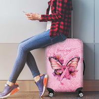 Faith Hope Love Butterfly Ribbon Personalised Luggage Cover LT9 - Polynesian Pride