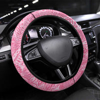 Faith Hope Love Butterfly Ribbon Steering Wheel Cover LT9 Universal Fit Pink - Polynesian Pride