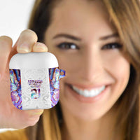 Custom New Zealand Aotearoa AirPods Case Pink Maori Paua Shell Indigenous - Polynesian Pride