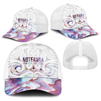 New Zealand Aotearoa Baseball Net Cap Pink Maori Papua Shell Indigenous LT9 - Polynesian Pride