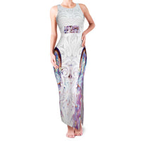 Custom New Zealand Aotearoa Family Matching Tank Maxi Dress and Hawaiian Shirt Pink Maori Paua Shell Indigenous - Polynesian Pride