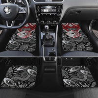 Aotearoa and Australia Car Mats New Zealand Honour The Treaty Ake!Ake!Ake! LT9 Set 4pcs Red - Polynesian Pride